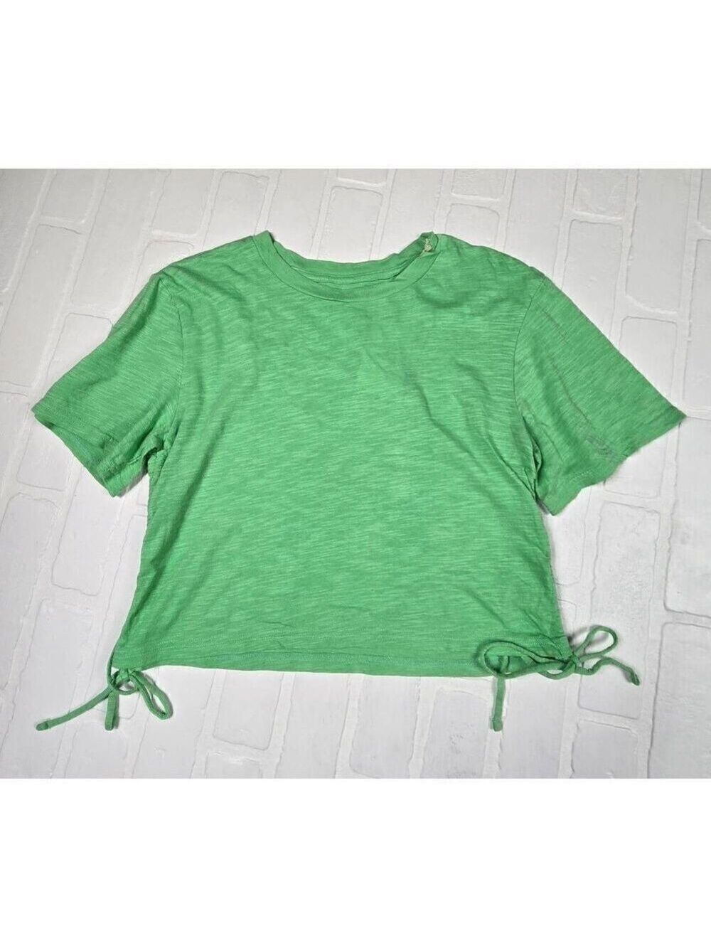 Universal Thread Green Side cinching  Boxy Top Small